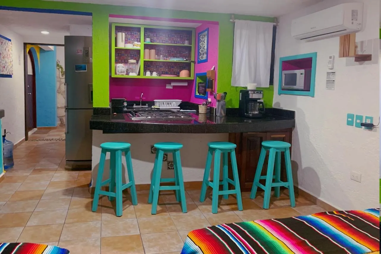 דירה Akumal Paradise Private Studio - Wifi, Ac מקסיקו